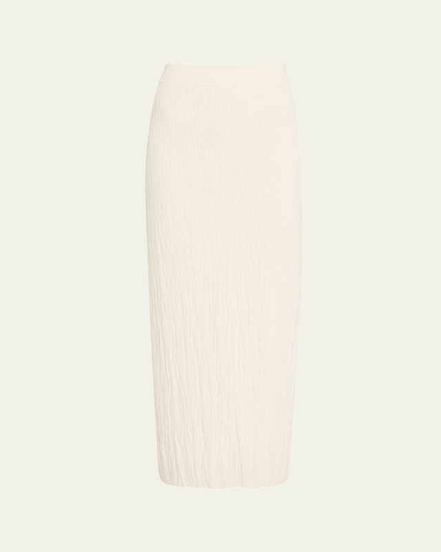 Josephine Textured Pull-On Skirt